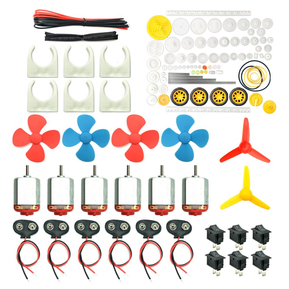 Science And Hobby - 6 Set Motors Kit, Mini Electric