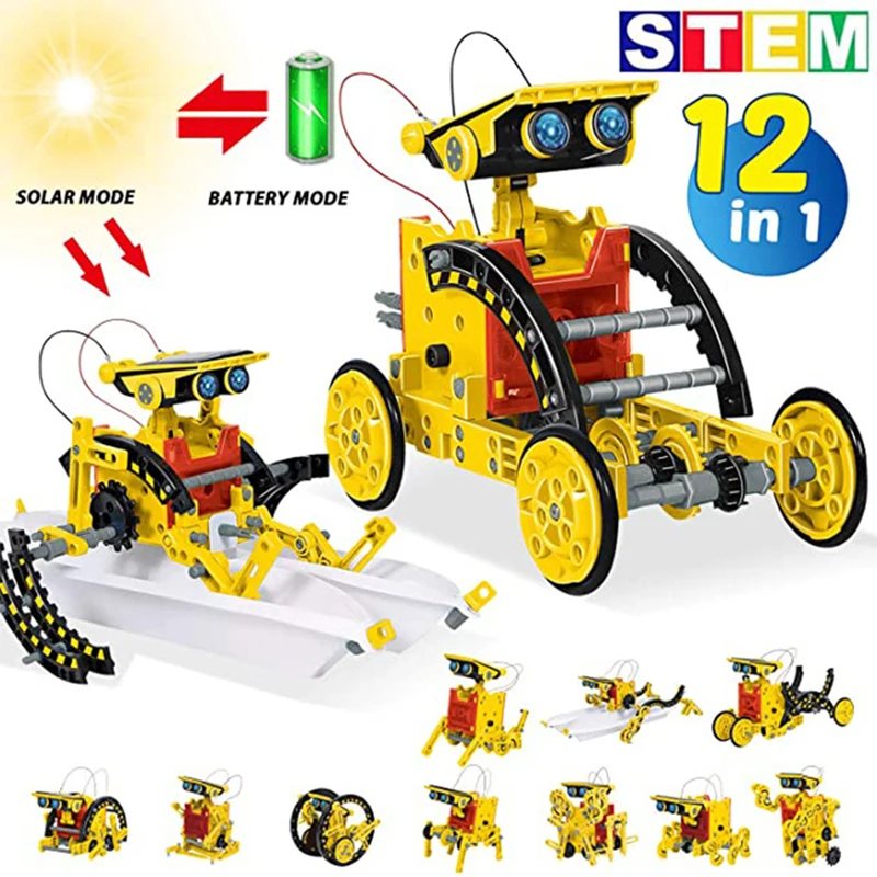 Science Project Robot - 12 in 1 Science Experiment Solar