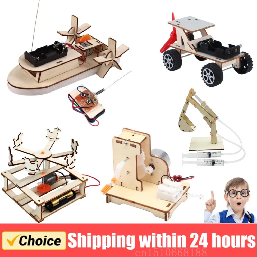 Science Project Diy - DIY Boat Model Science Toys Kids