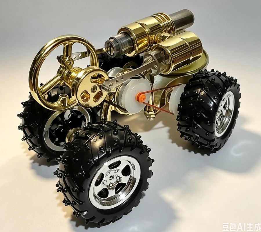 Science Toy - Mini External Combustion Engine Model, Steam