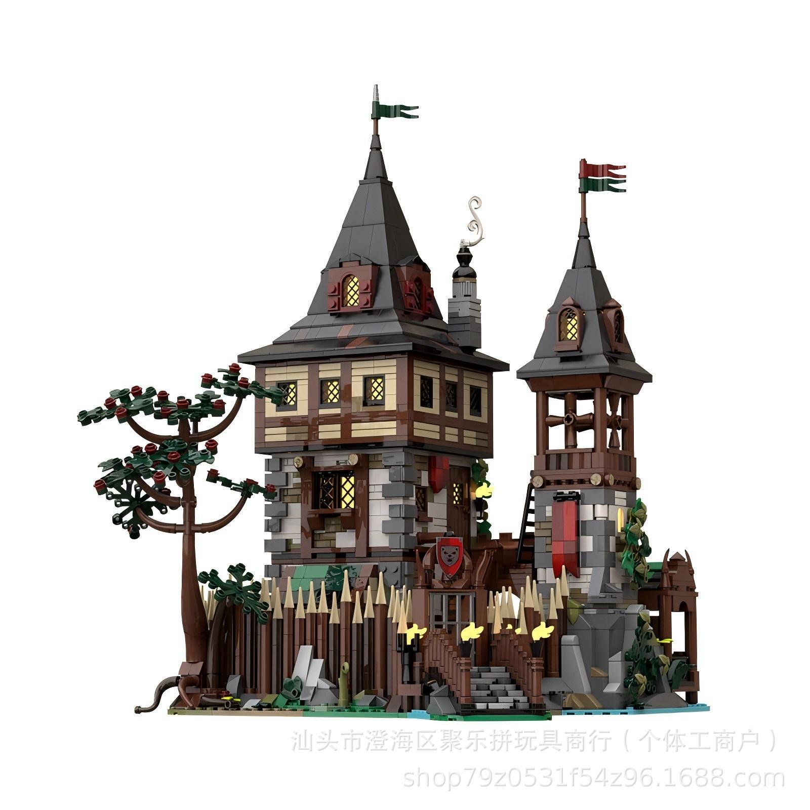 Science And Hobby - MOC Bear King Castle Mosaic Building
