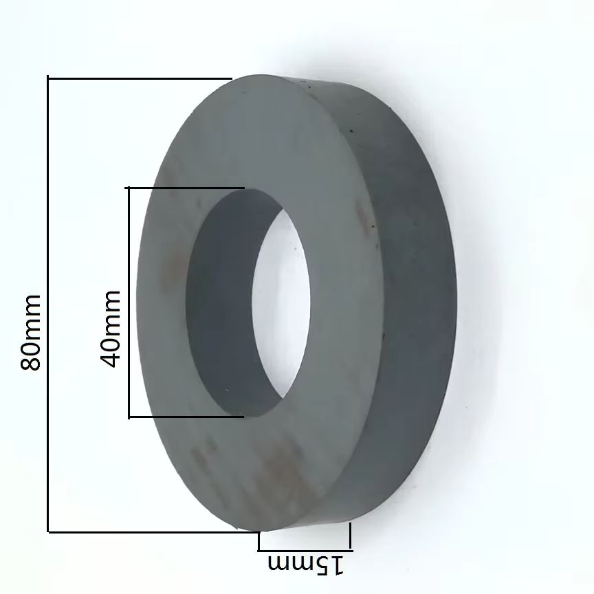 Science And Hobby - 5PCS/LOT Y30 D45-80mm Ferrite Ring Magnet