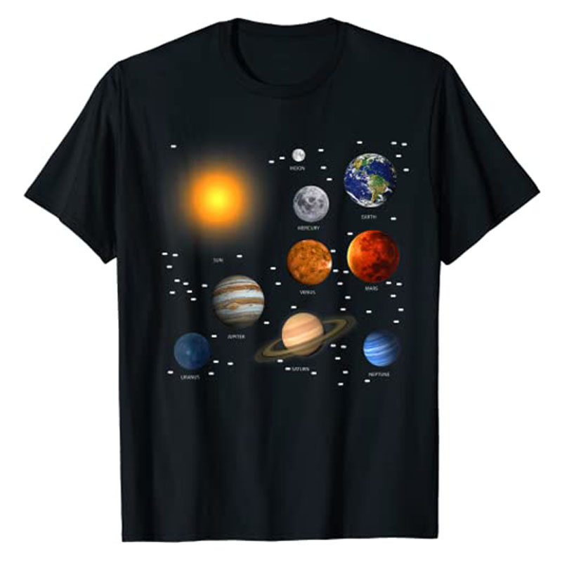 Science And Hobby - Our Solar System, Science Education T-Shirt