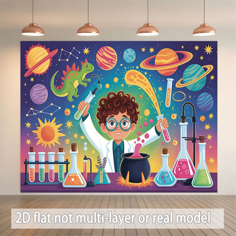 Science Nursery - Stellar Science Wall Decor Tapestry Space