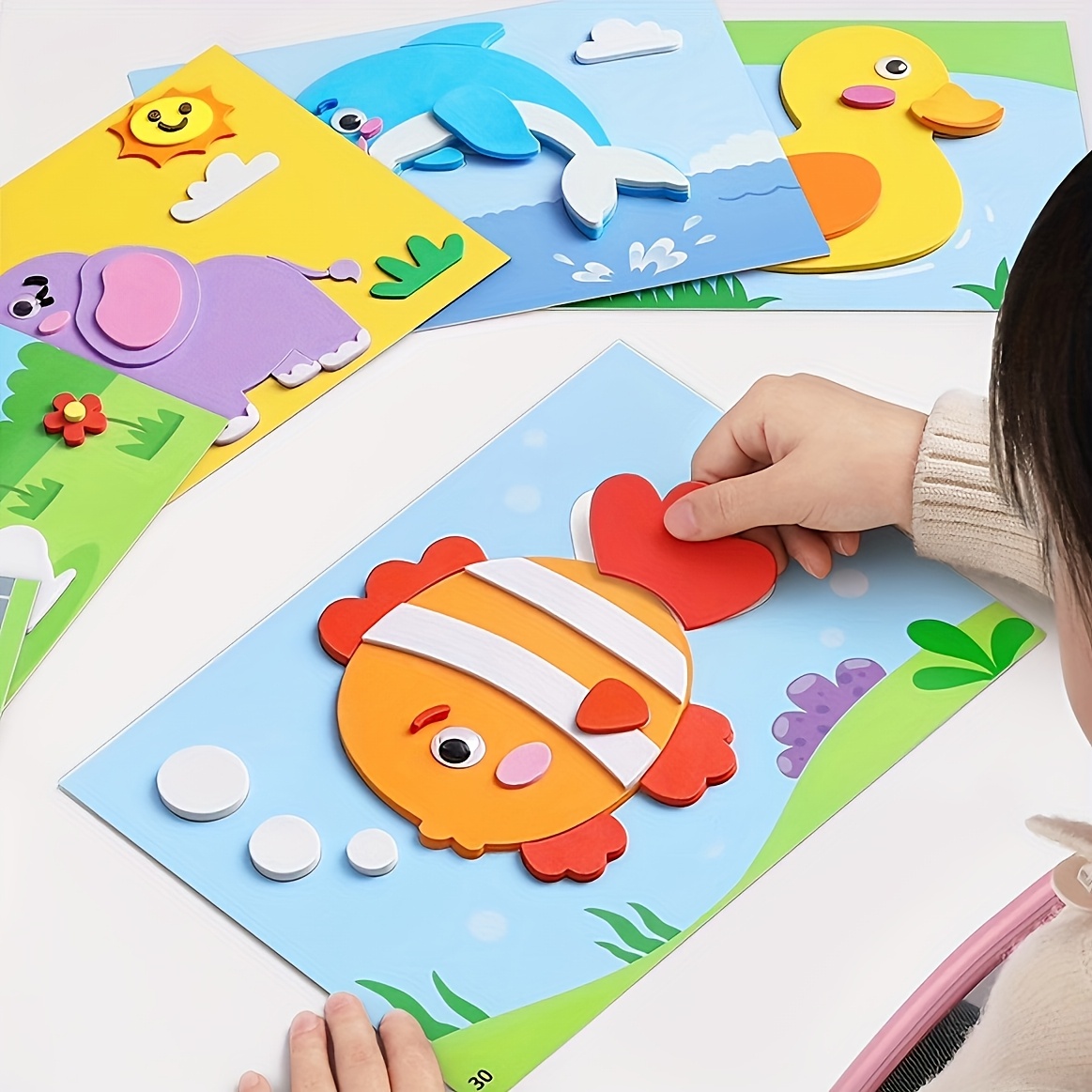 Science Project Diy - 3D Stickers for Kids, Disposable, Handmade