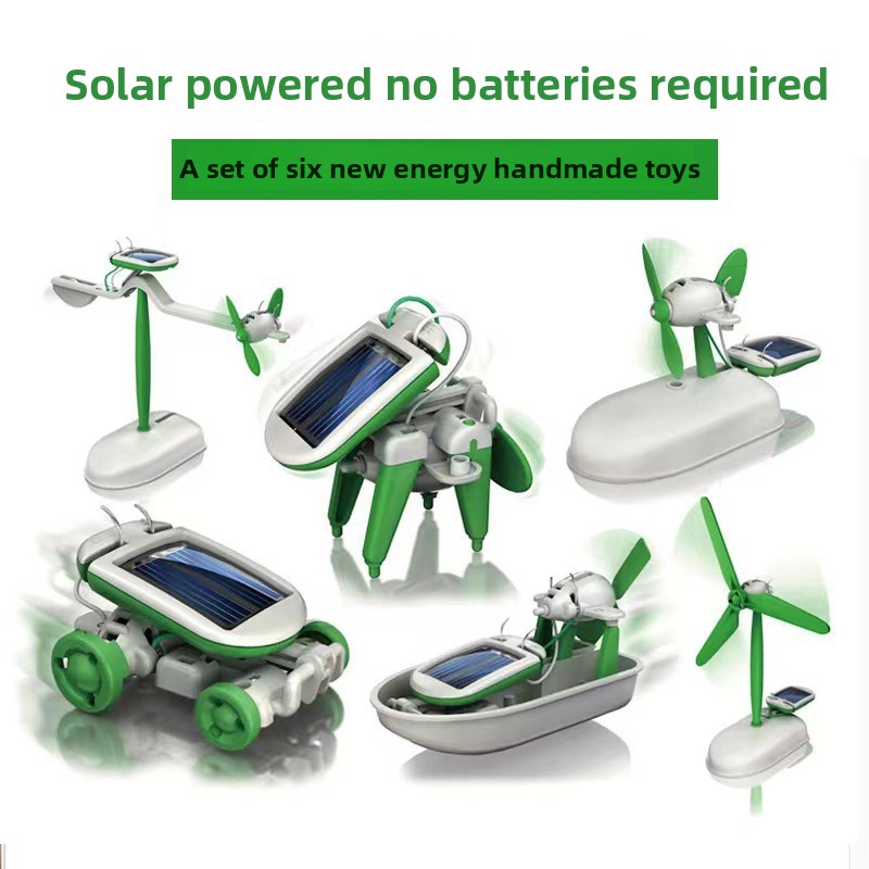 Robot Kits 6 in 1 DIY Solar Ro - Science Project Robot recension och pris