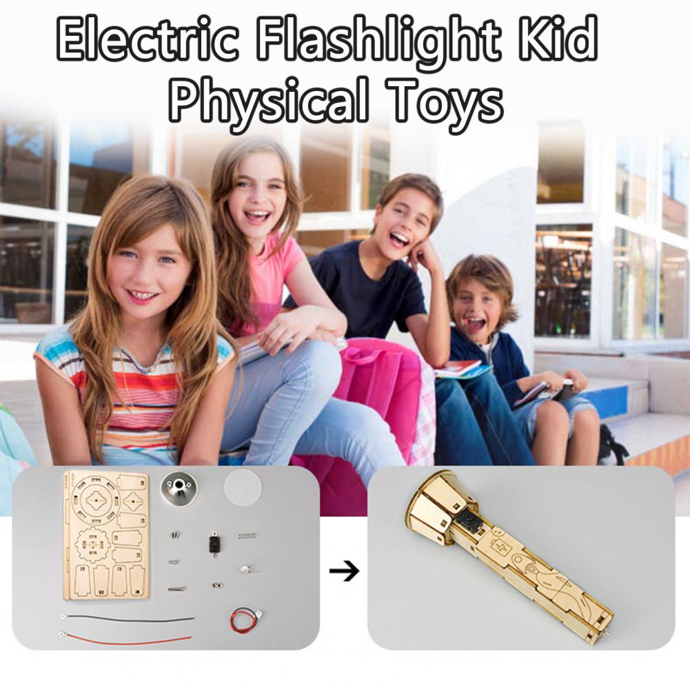 Wooden DIY Flashlight Puzzle K - Science Project Diy recension och pris