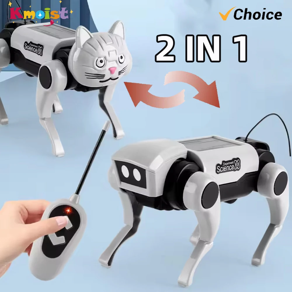 Solar Rc Robot Dog Kids Toy Sc - Science Project Robot recension och pris