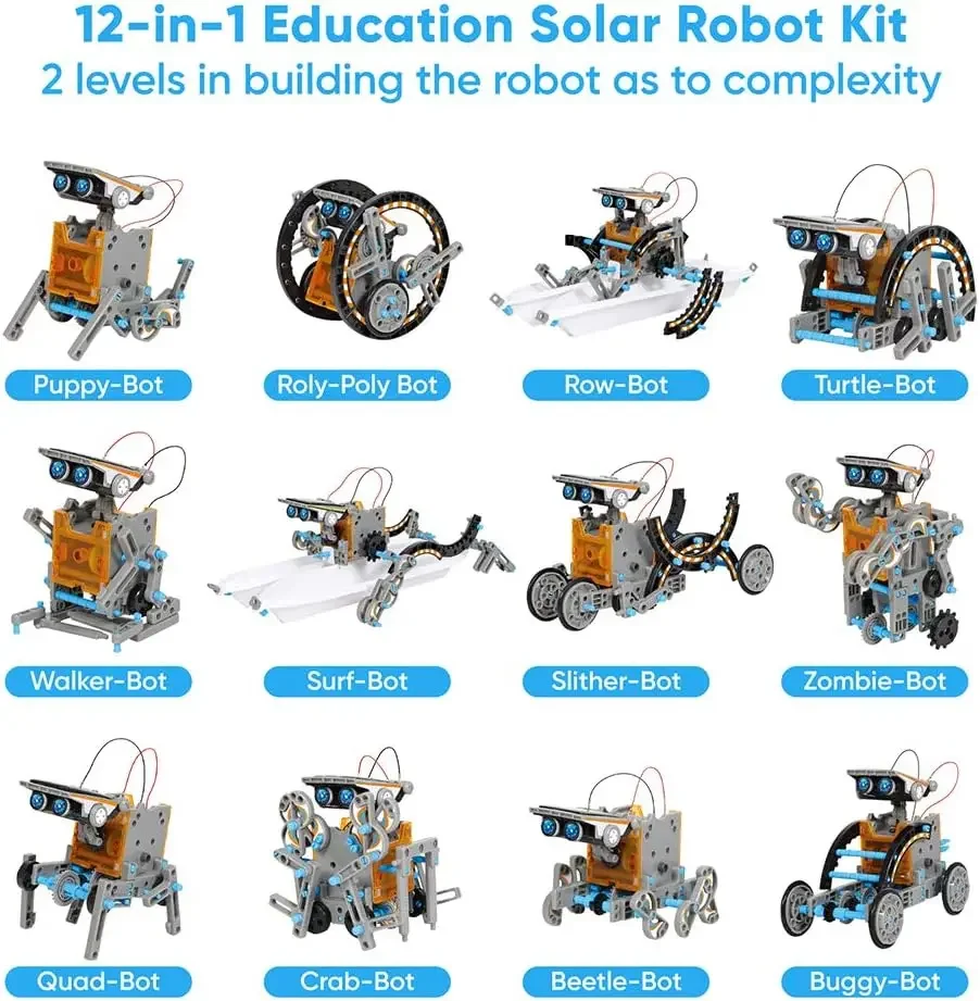 13-in-1 Education Solar Robot  - Science Project Robot recension och pris