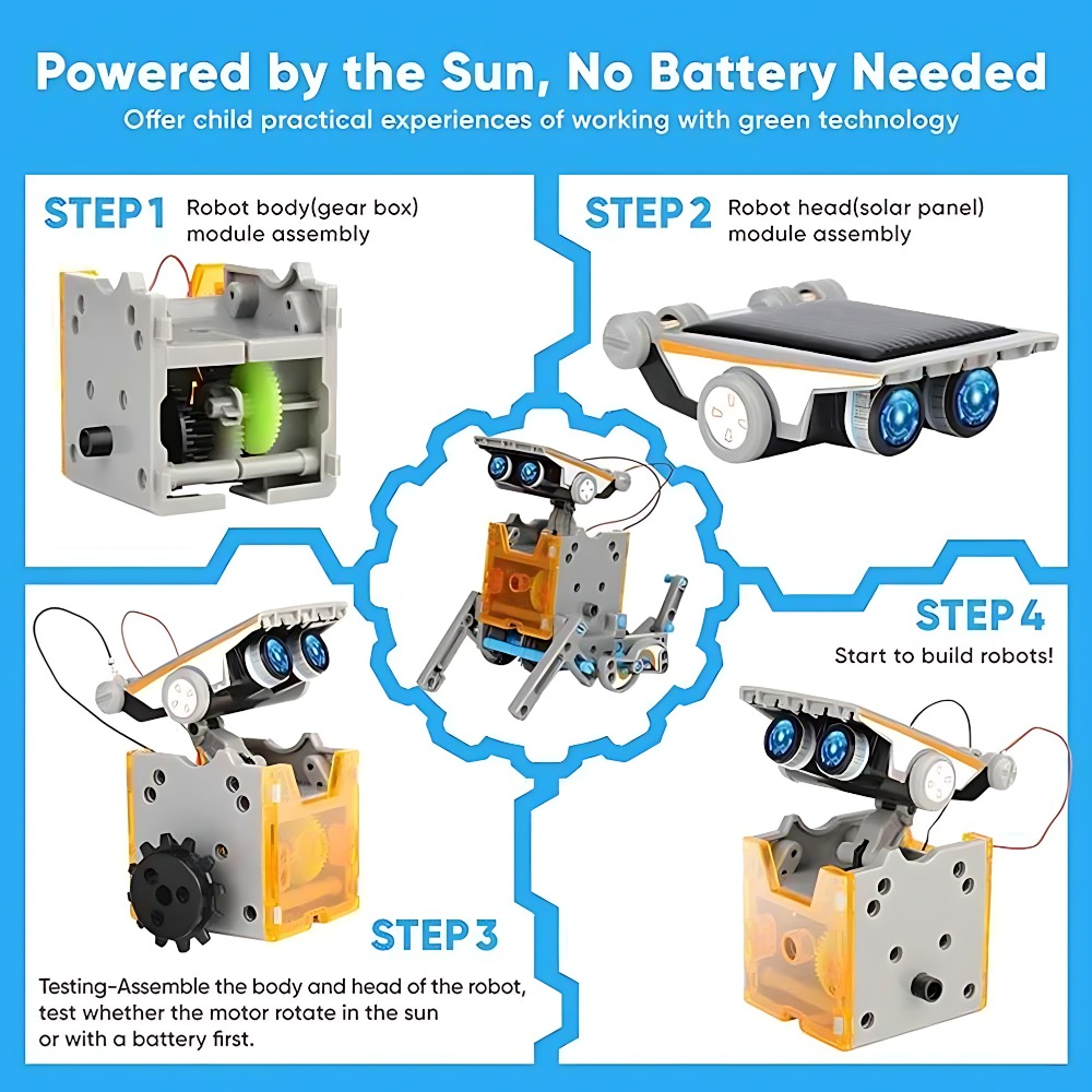 Solar Robot Building Blocks 12 - Science Robotics recension och pris