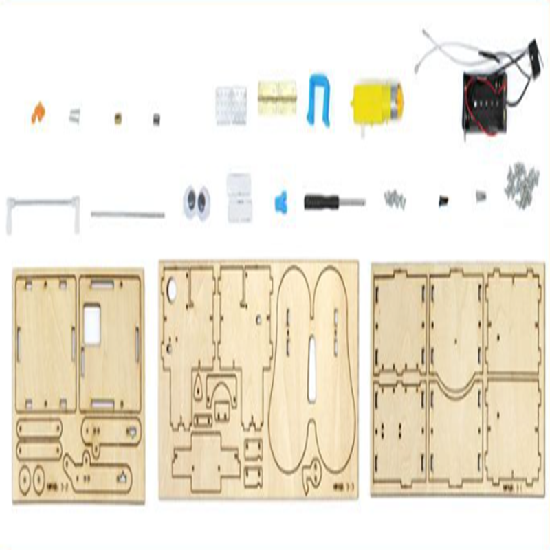 Wooden Assemble DIY Robot Eati - Science Project Robot recension och pris