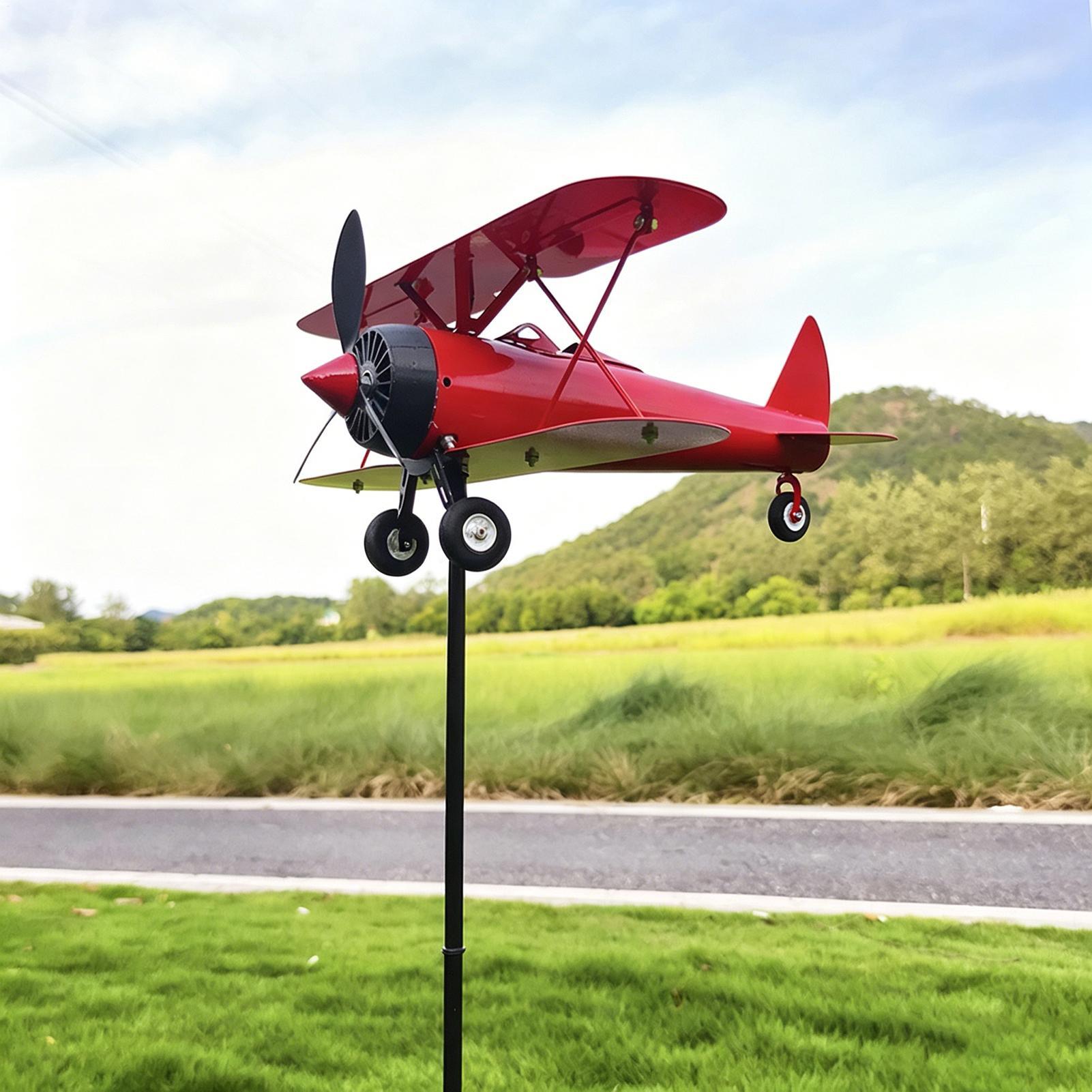 Airplane Weathervane Metal Win - Anemometer Wind Speed recension och pris