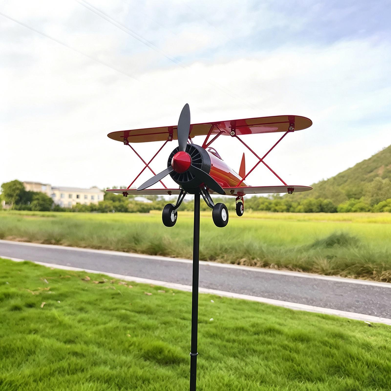 Airplane Weathervane Metal Win - Anemometer Wind Speed recension och pris