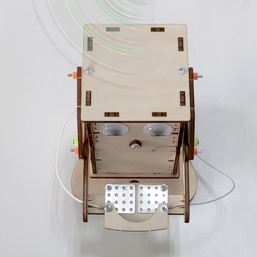 Robot Eating Coin Wood DIY Mod - Science Project Robot recension och pris