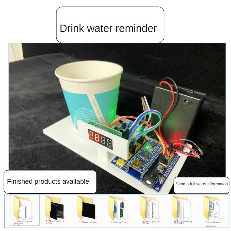 Drink Water Reminder Robot Han - Science Robotics recension och pris