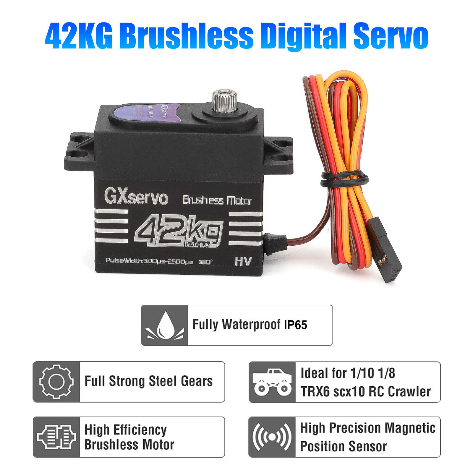 Brushless Motor 180° Metal Gea - Robot Arm Motor recension och pris