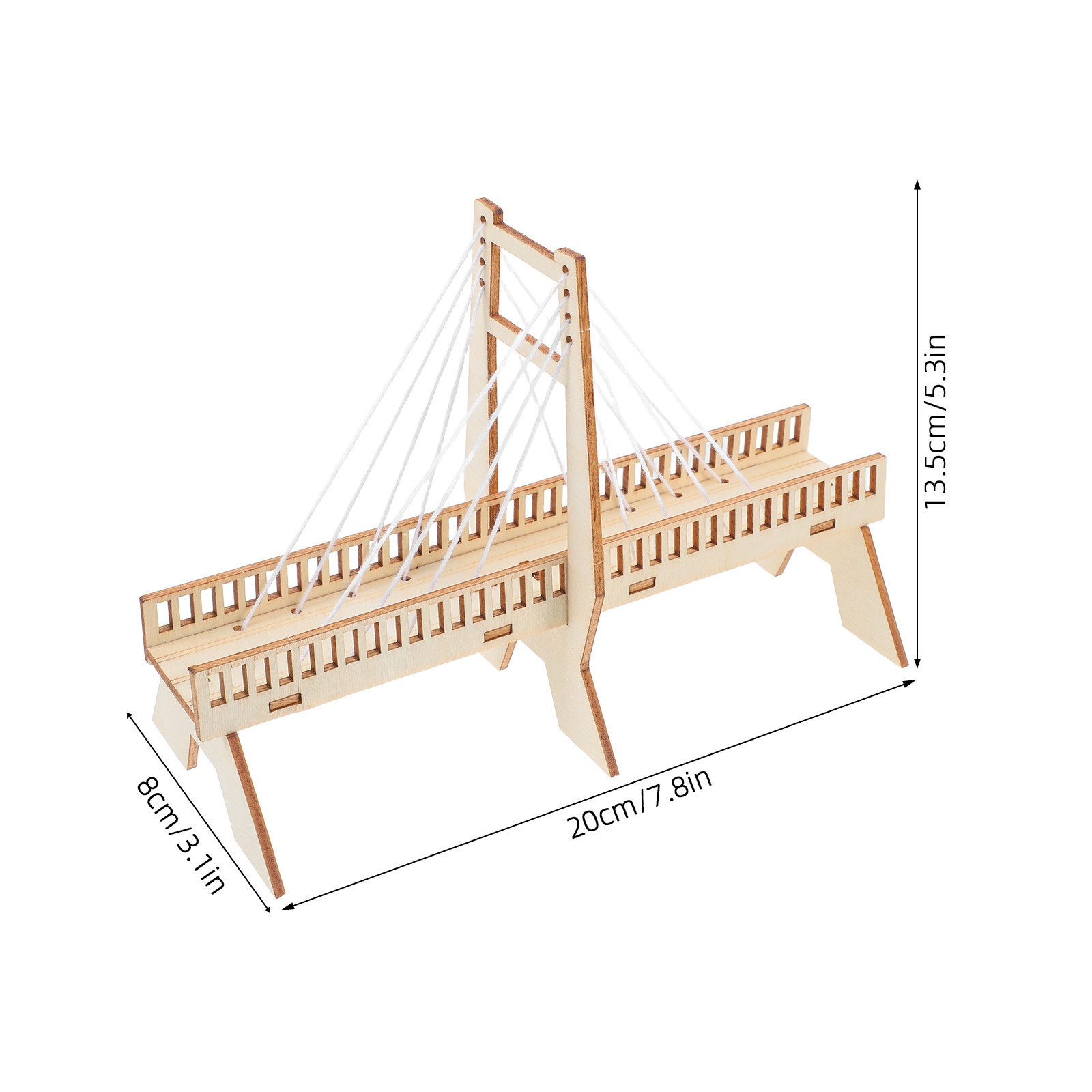 6Sets Stem Cable-Stayed Bridge - Science Project Physics recension och pris
