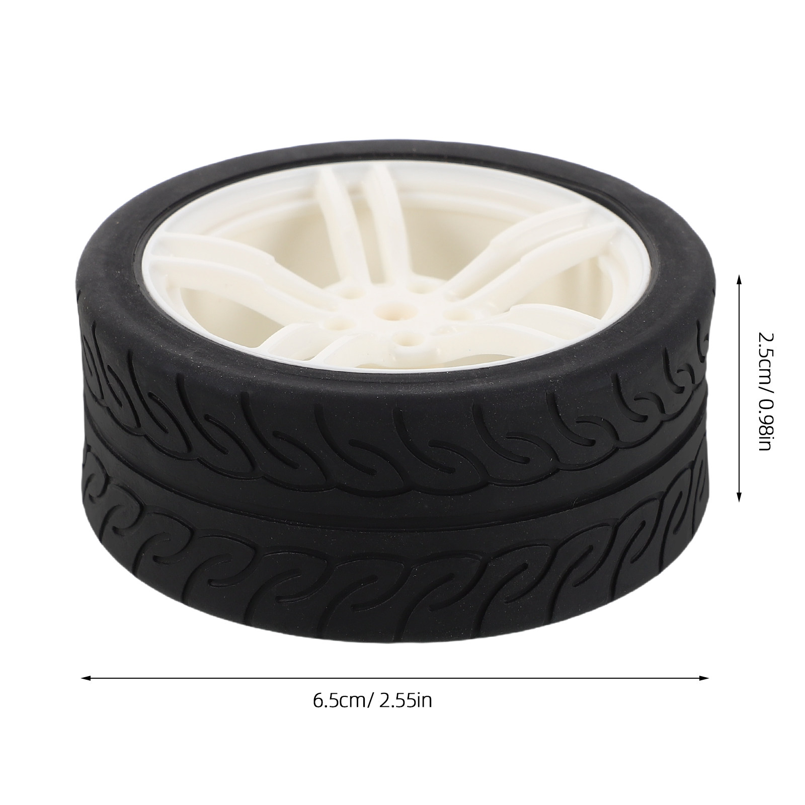 4Pcs Rubber Car Wheels Small C - Science Project Robot recension och pris