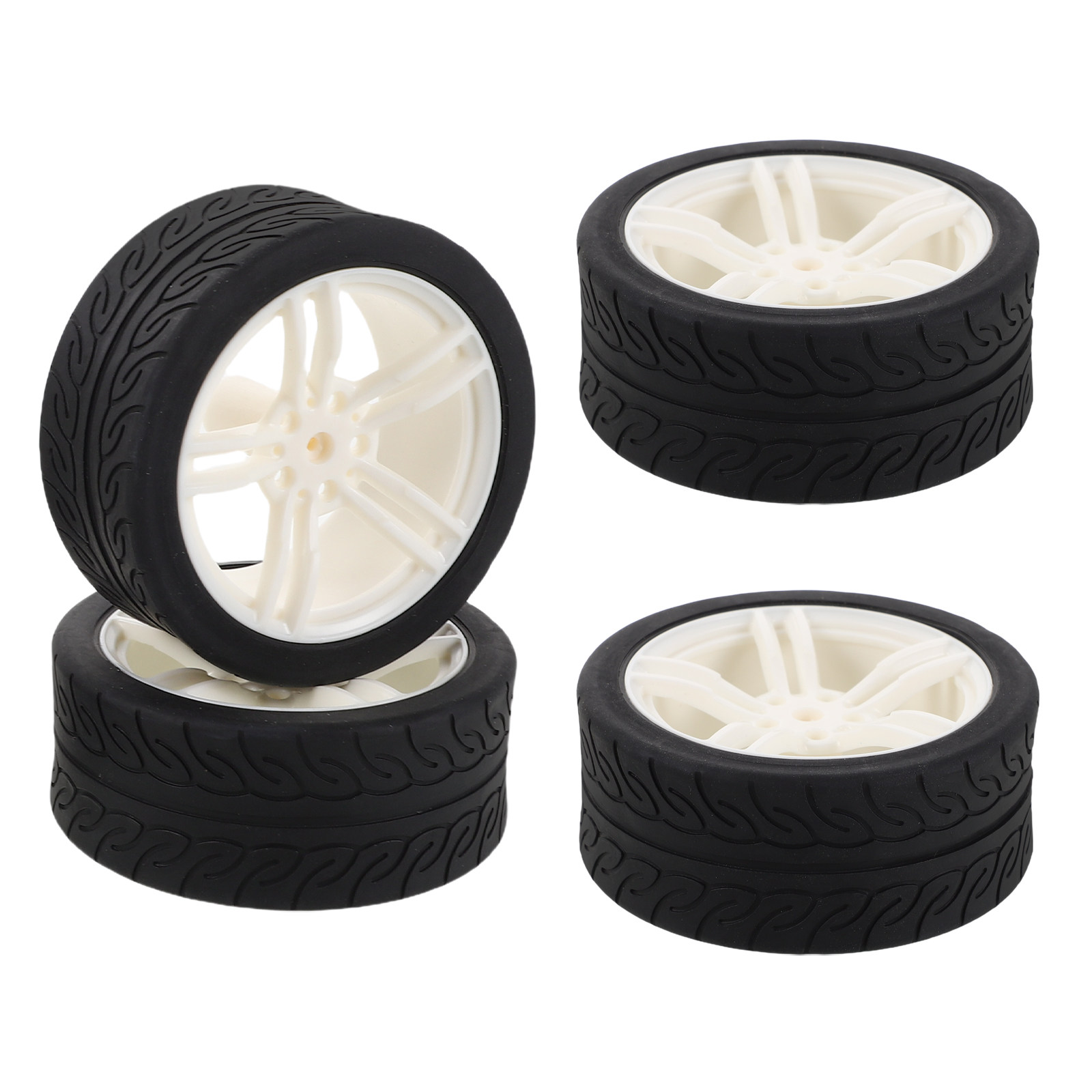 4Pcs Rubber Car Wheels Small C - Science Project Robot recension och pris