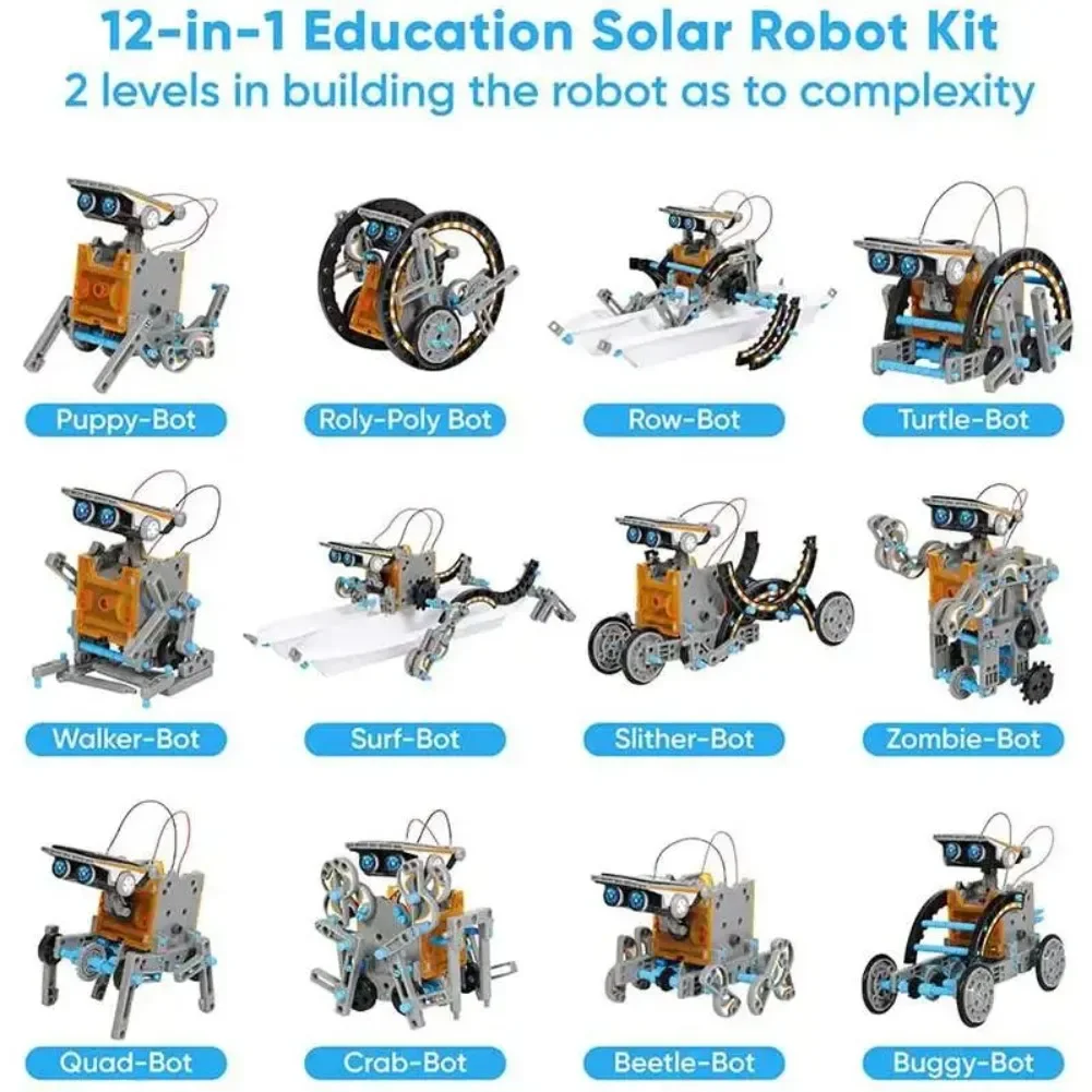 13 in 1 Solar Powered Robot Sc - Science Project Diy recension och pris